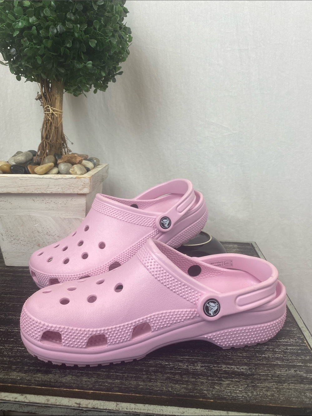 Crocs Pastel Pink Clog Shoes 8